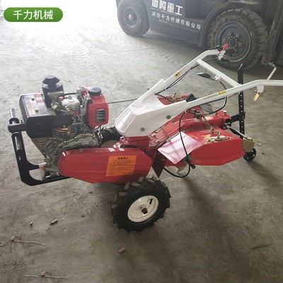 農(nóng)用柴油四驅(qū)小型微耕機 開溝犁地除草機 旋耕松土翻土機廠家