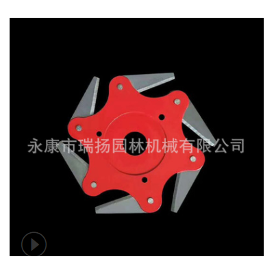 園林配件割草機(jī)打草頭鐵片 割灌機(jī)收割機(jī)配件 六葉刀
