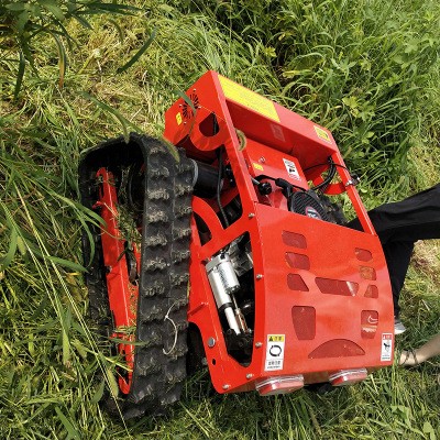 可配送到廠履帶式遙控割草機(jī) 操作簡單四驅(qū)果園式割草機(jī)