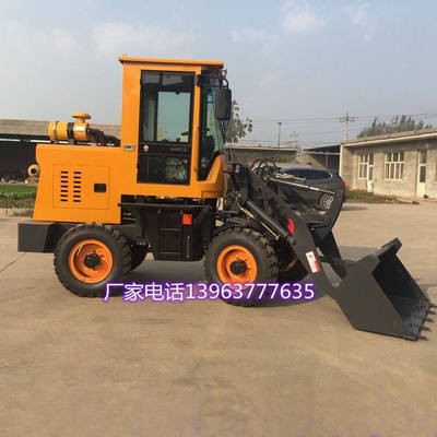 建筑適用小型翻頭裝卸機新款出售四驅四缸裝載車農用抓木抓草機