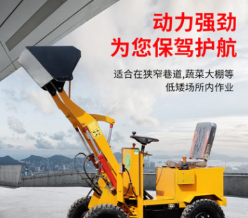 電動(dòng)小鏟車(chē)養(yǎng)殖場(chǎng)清糞四輪抓草農(nóng)用工地柴油四驅(qū)裝載機(jī)推土車(chē)小型