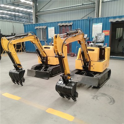 小型12開溝挖掘機 工程機械挖掘機鏟車推土機 農用挖掘機現貨批發