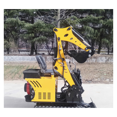 出口08型迷你履帶挖掘機 農用微型挖掘機 果園小型液壓勾機抓木機