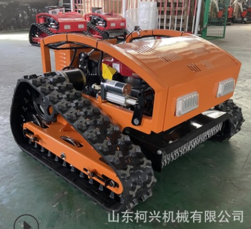 全新電動遙控割草機 出口型草坪修割除草機 汽油動力割草不費勁