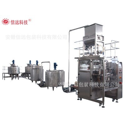 袋裝甜醬灌裝機 黃豆醬 醬料袋 辣椒醬 草莓醬灌裝生產(chǎn)線