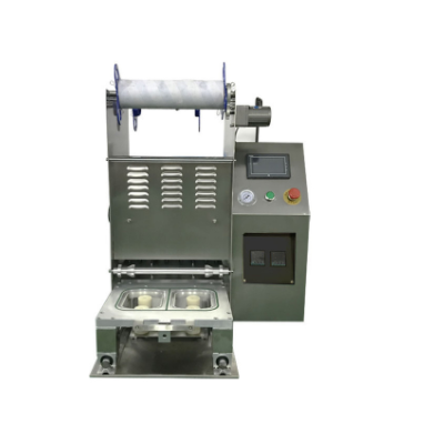 自動饅頭混沌水餃塑料盒裝包裝封口機WR-350快餐盒月餅盒包裝機械