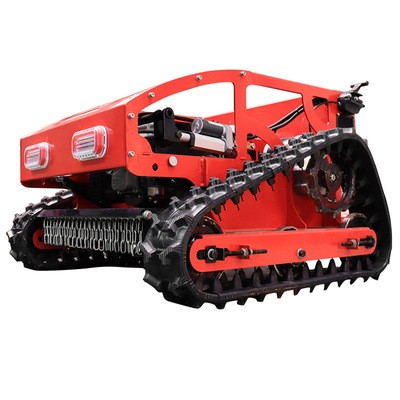 微型遙控割草機 四驅履帶草坪割草機配置 全自動雜草修剪機報價