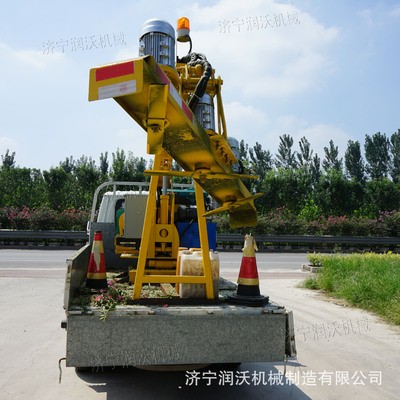 大型車載式綠籬修剪機市政園林綠化廠家直供城市中分帶樹枝修剪機