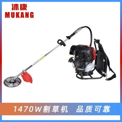 汽油割草機背負式小型家用除草機四沖程割灌機草坪機多用途打草機