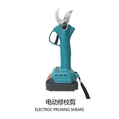 電動果樹修枝剪無線鋰電果枝剪充電式果園園藝修剪高枝剪跨境專供