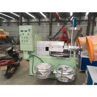 小型油坊自動化榨油機 螺旋榨油設備 kzy-964型雙杠花生油壓榨機