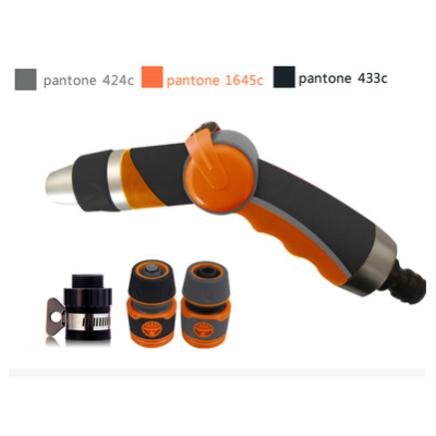 供應花園用具，塑料噴槍銅接頭