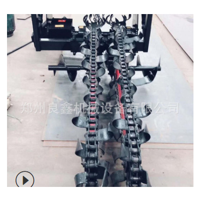 新型鏈條開溝機(jī) 農(nóng)村水網(wǎng)建設(shè)開溝機(jī) 拖拉機(jī)帶動鏈條開溝機(jī)