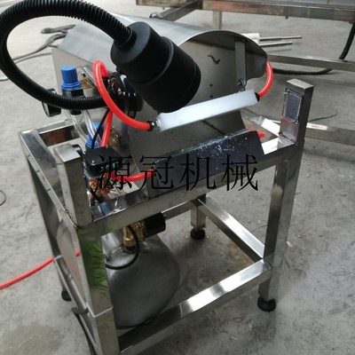 韭菜去皮機 韭菜 蒜苗香菜根部去泥機 采用高壓氣沖式 源冠機械