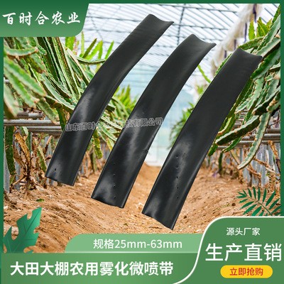 生產(chǎn)微噴帶廠家 供應(yīng)農(nóng)業(yè)大田園林園藝灌溉工具3孔5孔7孔噴水帶