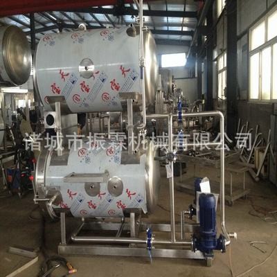 雙層全自動殺菌鍋 諸城食品高溫滅菌設備 商用不銹鋼殺菌鍋