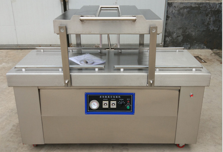 雙室700型凹室真空包裝機糧食 寵物食品專用磚型包裝機廠家包郵價