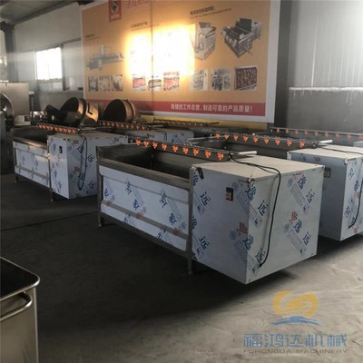 現貨出售蓮藕清洗機 新款十根毛刷胡蘿卜清洗機 福鴻達芋頭清洗機