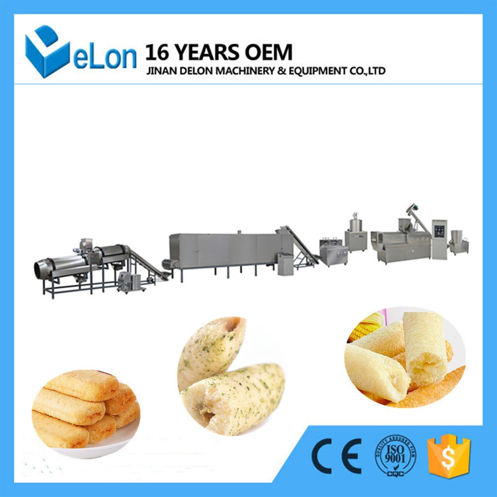 笨笨狗粗糧夾心棒生產(chǎn)設備 夾心米果加工設備生產(chǎn)線