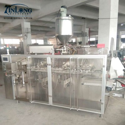 直銷給袋式全自動包裝機(jī)水平式包裝機(jī)休閑食品包裝機(jī)水平給袋機(jī)