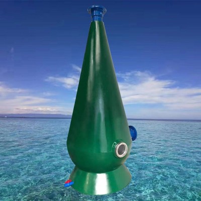 工廠化水產養殖設備池塘養殖加氧溶氧錐增氧錐氧氣錐100立方/小時