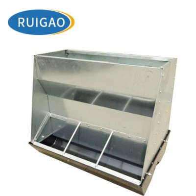 仔豬保育床豬雙面料槽自動采食機(jī)空白鐵補(bǔ)料槽豬用育肥食槽