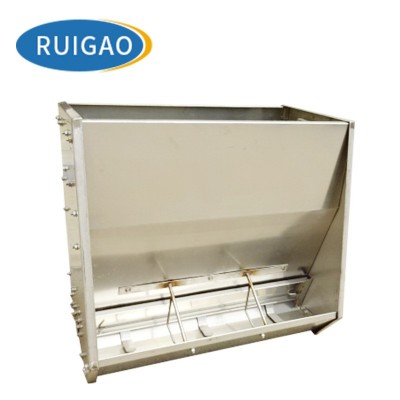 不銹鋼仔豬保育床豬料槽自動采食機(jī)小豬補(bǔ)料槽豬用育肥食槽