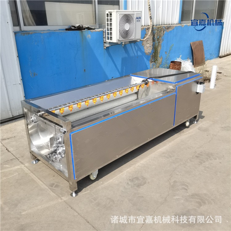 不銹鋼毛刷清洗機商用毛棍土豆紅薯去泥沙清洗設備生蠔清洗機器