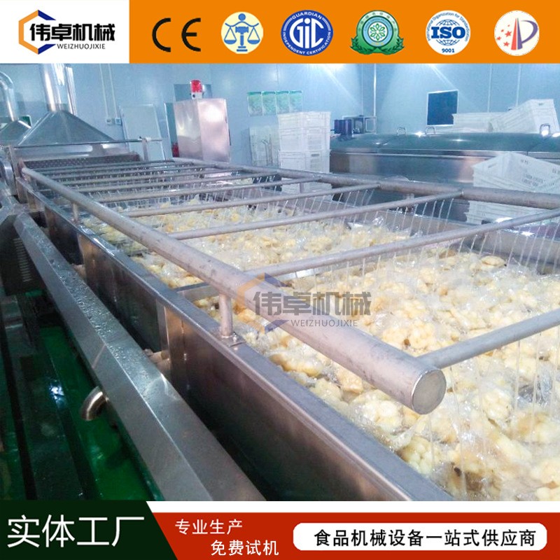 袋裝咸菜巴氏殺菌生產線 水果罐頭巴氏殺菌機 蔬菜殺青機