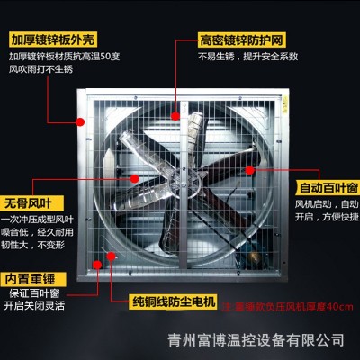 負壓風機工業排氣扇換氣扇大風量工廠車間畜牧養殖強力排風機