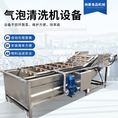 高壓噴淋式氣泡清洗機(jī) 商用不銹鋼果蔬清洗機(jī) 大棗枸杞清洗機(jī)