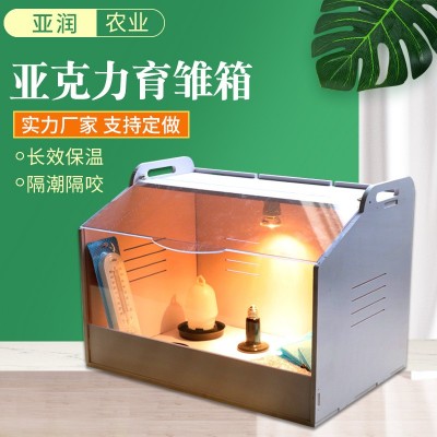 源頭商家蘆丁雞飼養保溫箱恒溫小雞育雛爬寵專用籠亞力克育雛箱