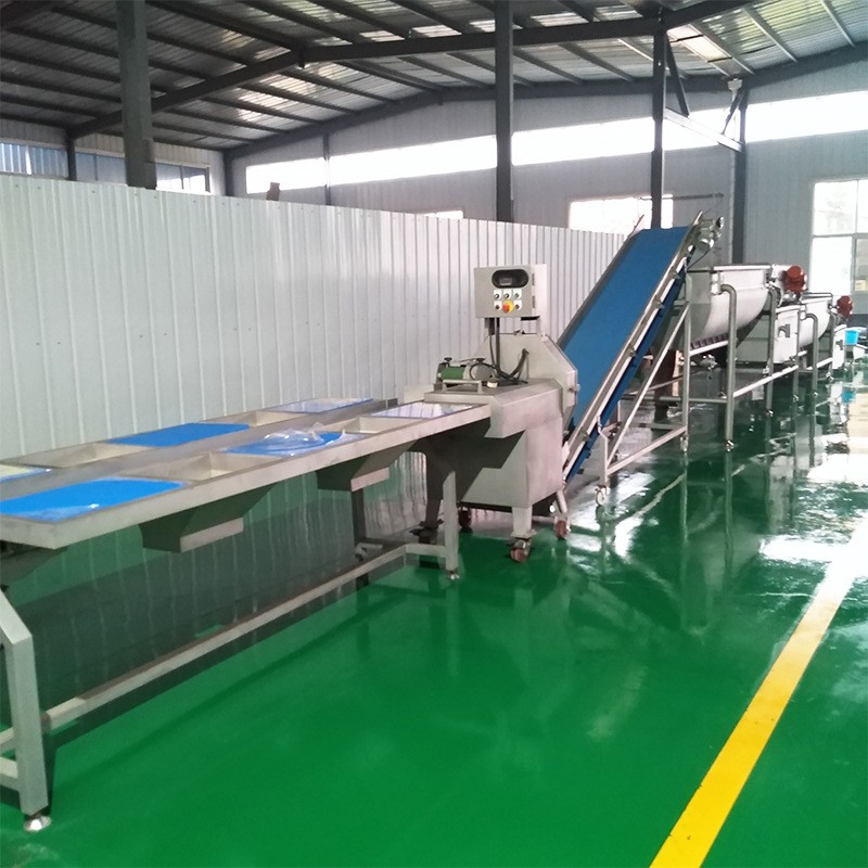 挑選臺(tái) 分揀輸送機(jī)304不銹鋼果蔬凈菜帶式分揀臺(tái)六工位挑選臺(tái)