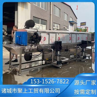蔬菜周轉(zhuǎn)筐360度無死角清洗機(jī) 蛋筐清洗烘干一體機(jī) 全自動洗筐機(jī)