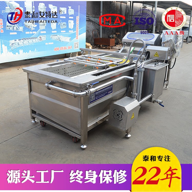 定制大白菜去蟲清洗機(jī) 凈菜加工設(shè)備 高壓氣泡噴淋清洗機(jī)