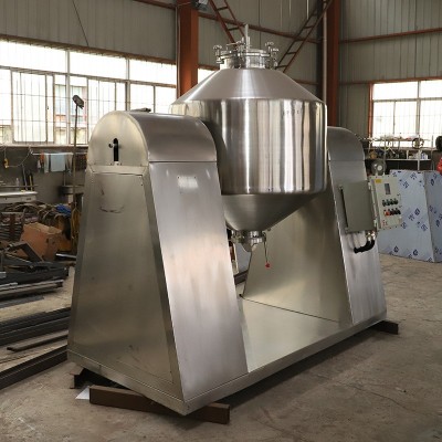 雙錐高速混合機(jī)廠家飼料干粉混料機(jī)不銹鋼雙錐真空回轉(zhuǎn)攪拌混合機(jī)