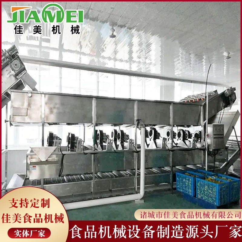 龍蝦蒸煮線海帶蒸煮漂燙流水線葉類蔬菜殺青機器蒸煮漂燙流水線