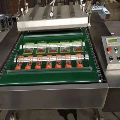 降價銷售連動式大棗真空包裝機 辣條腐竹小吃真空封口機廠家直銷