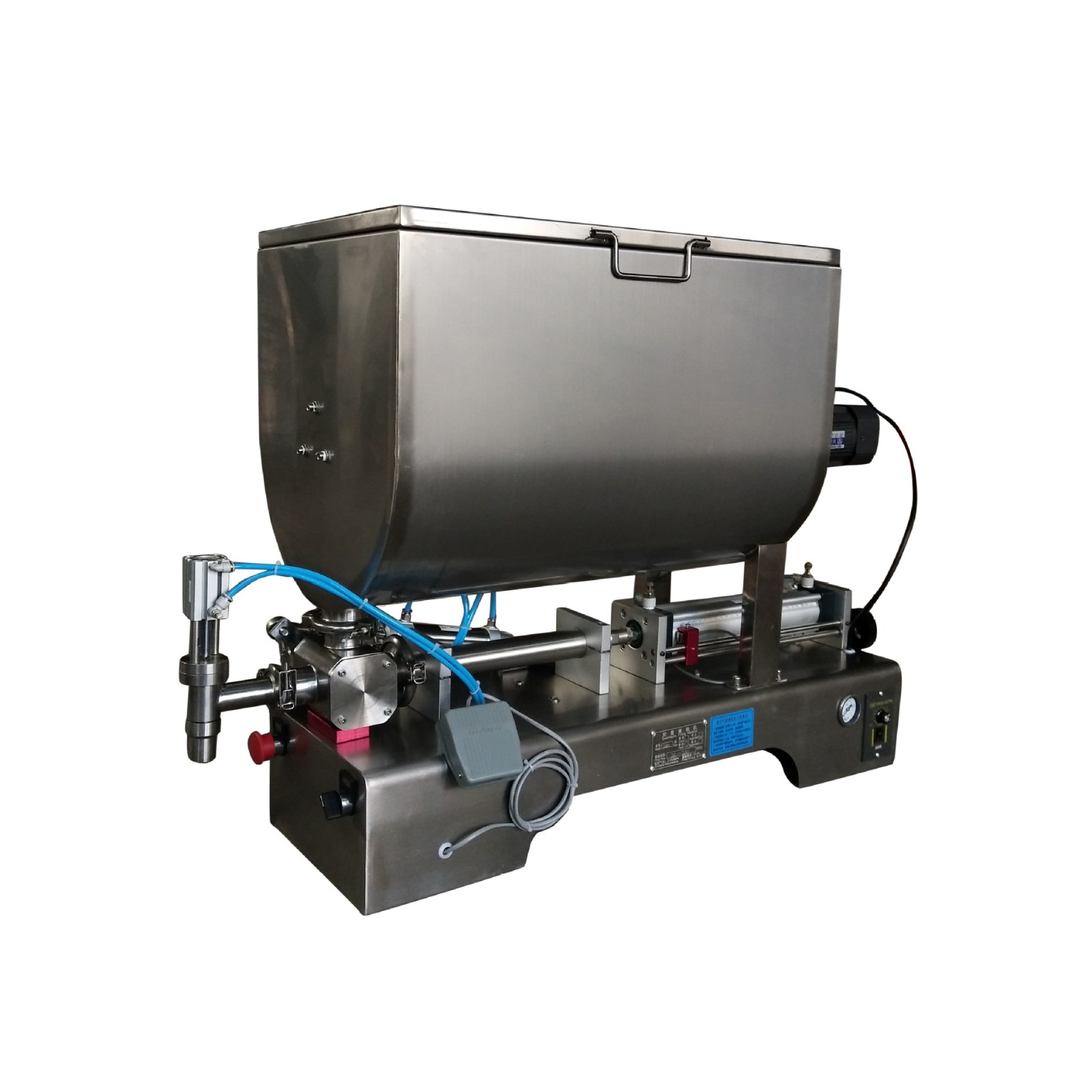 臥式單頭膏體灌裝機(jī) 半自動(dòng)番茄醬 小型灌裝機(jī) 自動(dòng)定量灌裝機(jī)