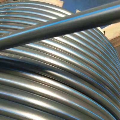 現貨銷售75PE水管 園林灌溉管材黑色PE管 農業節水灌溉63pe盤管