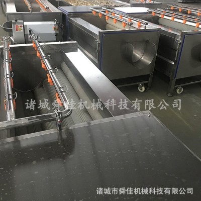 苦菜清洗全套設備 蔬菜根莖類毛輥清洗機 甘蔗高壓噴淋清洗機