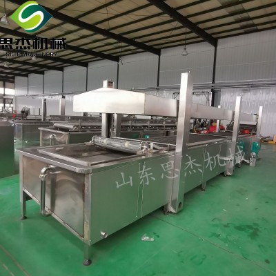 肉制品蒸煮鹵煮加工流水線 304不銹鋼自動刮渣設備廠家直供設備