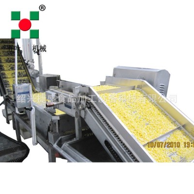 糯玉米切段蒸煮成套流水線 玉米加工設備 全自動即食玉米漂燙線wp