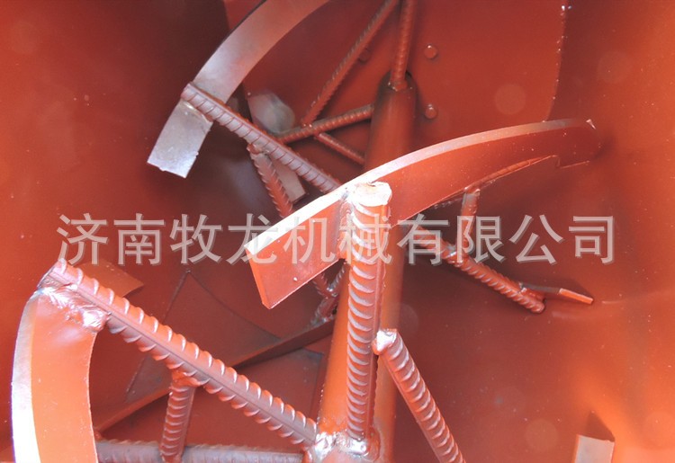 園藝育苗基質土混合攪拌機螺旋螺帶泥碳土草灰混合機