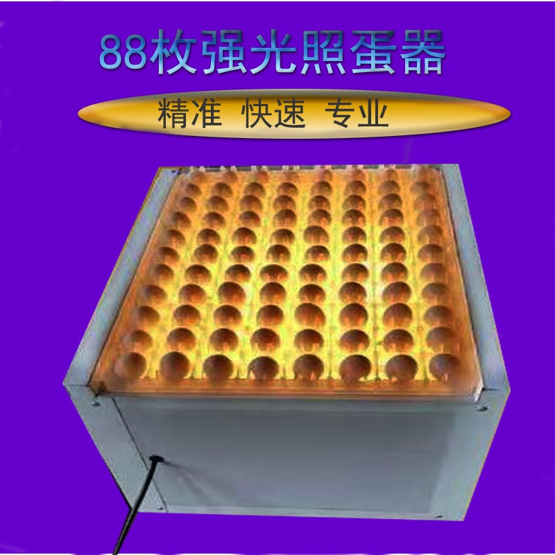 88枚照蛋箱孵化機專用吹風(fēng)機式照蛋器迷你畜牧冷光照蛋燈整盤照蛋
