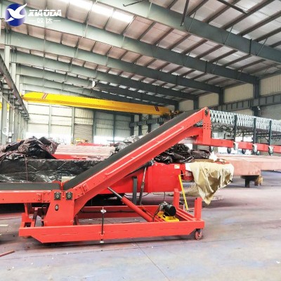 爬坡皮帶機 卡車集裝箱裝卸貨輸送機 液壓升降傳動機廠家直供