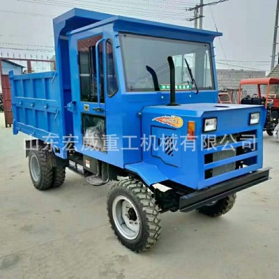 山東廠家定制農用四輪車 工程自卸式六輪車 柴油助力方向四不像