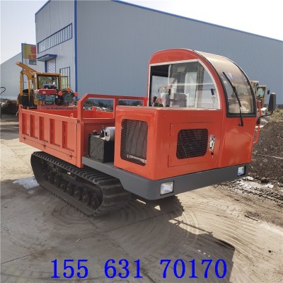 山地拉毛竹用履帶運(yùn)輸車 五噸履帶拖拉機(jī)搬運(yùn)車 自卸翻斗履帶車