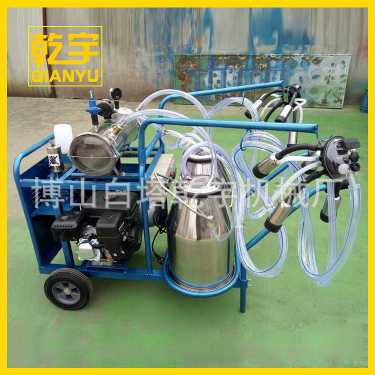 雙桶真空泵擠奶機1