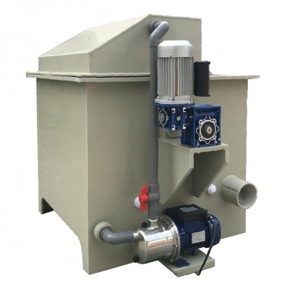 循環水養殖轉鼓微濾機水產養殖箱式自動反沖洗微濾機錦鯉魚池過濾